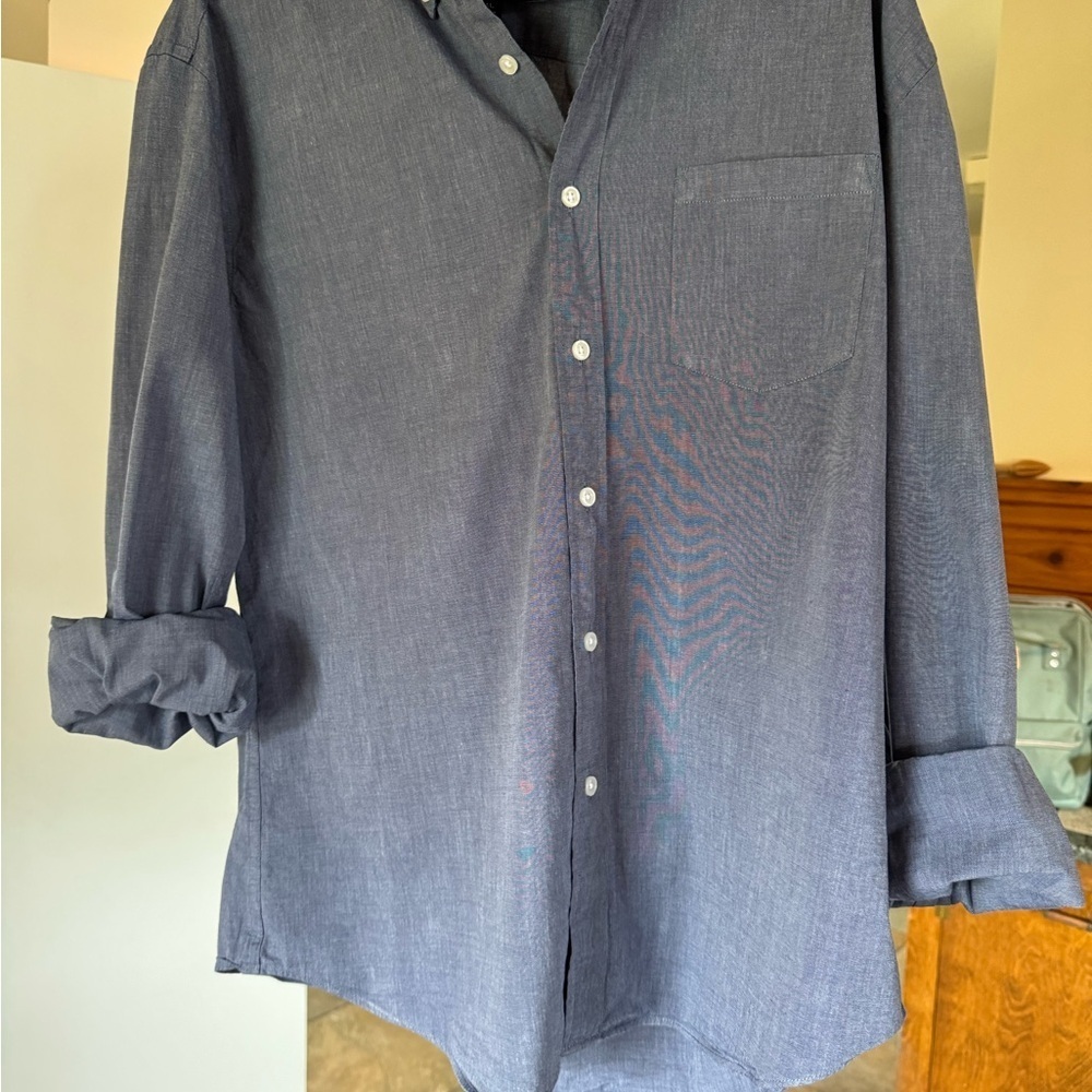 J Crew flex washed men’s shirts.